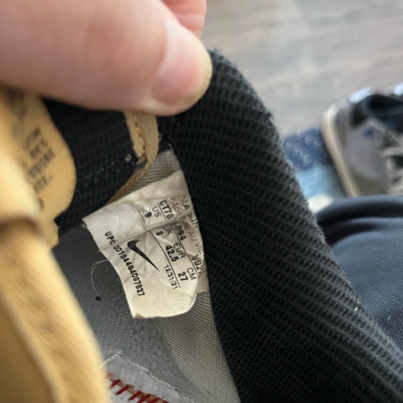 Nike Black and Yellow Sneakers size 9 Nike Air Force 1 Low Custom - Picture 4 of 11